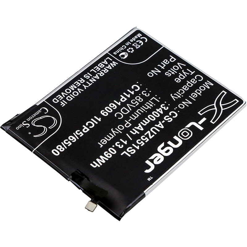 3.85V, 3400mAh, Li-Polymer Battery fits Asus, X00dda, Z00dda, 13.09Wh