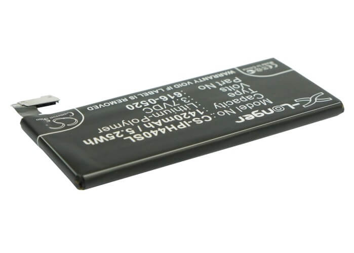 3.7V, 1420mAh, Li-Polymer Battery fits Apple, Iphone 4g, Iphone 4g 16gb, 5.254Wh