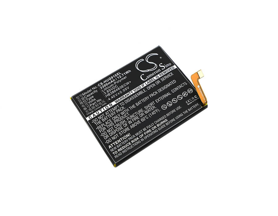 3.85V, 3300mAh, Li-Polymer Battery fits Huawei, Bln-al10, Bln-al20, 12.705Wh