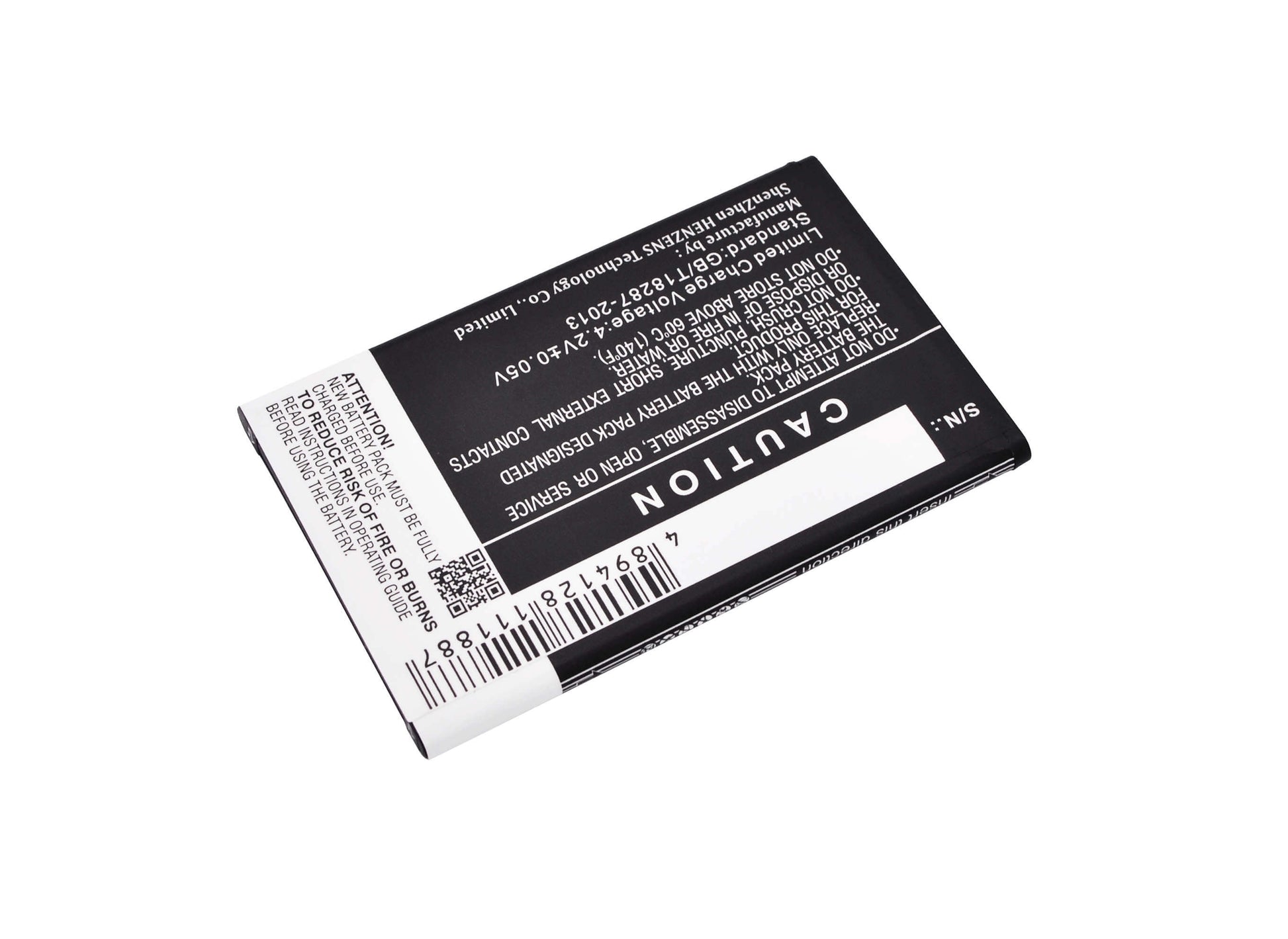 3.7V, 2500mAh, Li-ion Battery fits Fly, Era Energy 2, Iq4401, 9.25Wh