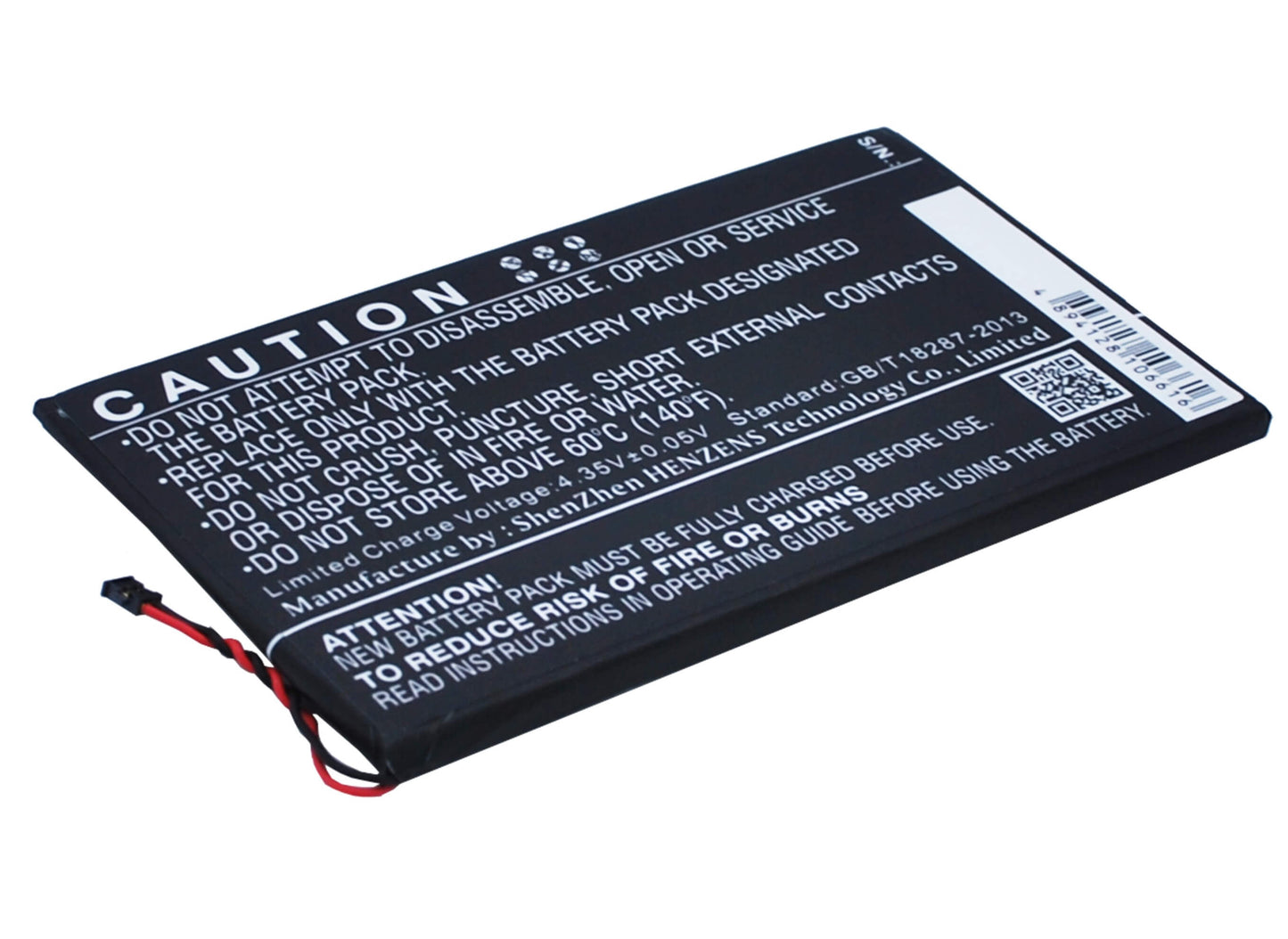 3.8V, 2200mAh, Li-Polymer Battery fits Motorola, Motoe 2nd, Xt1077, 8.36Wh