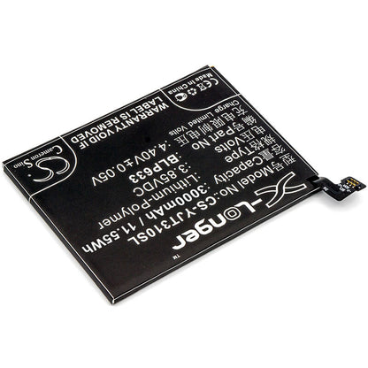 3.85V, 3000mAh, Li-Polymer Battery fits Oneplus, 3t, 3t Dual Sim, 11.55Wh