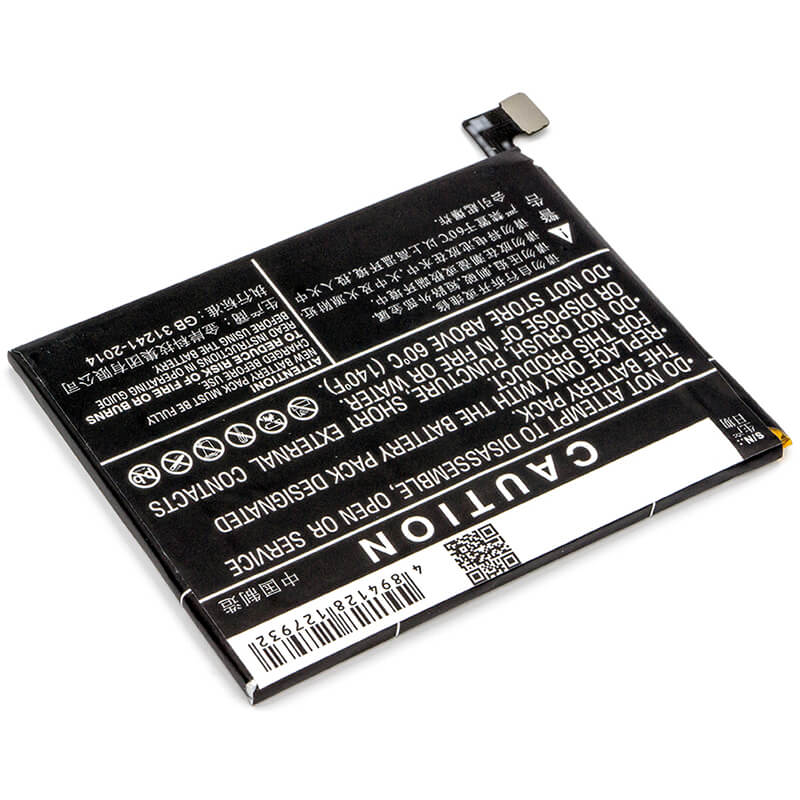 3.85V, 3000mAh, Li-Polymer Battery fits Oneplus, 3t, 3t Dual Sim, 11.55Wh