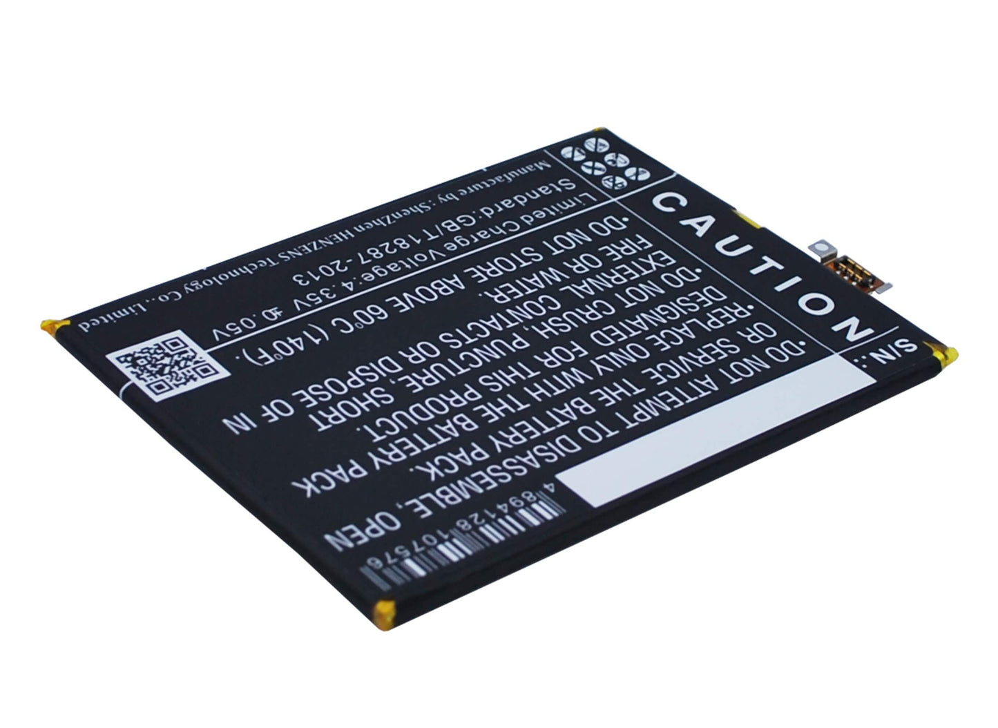 3.8V, 2050mAh, Li-ion Battery fits Kazam, Thunder 348, Tornado 348, 7.79Wh