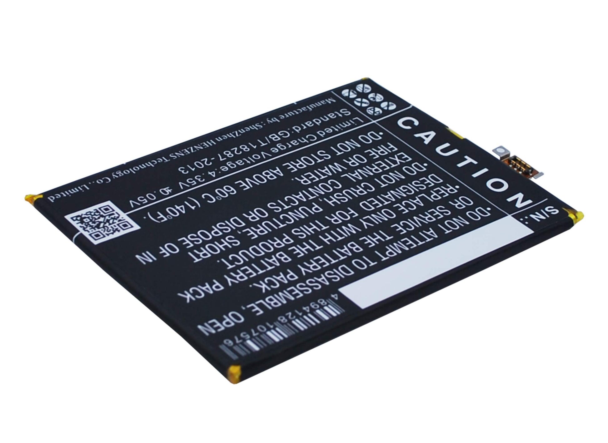 3.8V, 2050mAh, Li-ion Battery fits Kazam, Thunder 348, Tornado 348, 7.79Wh