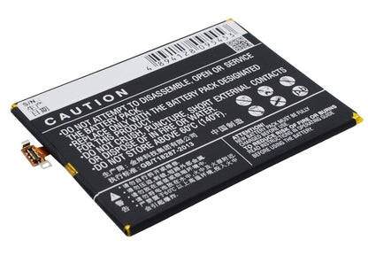 3.8V, 2050mAh, Li-Polymer Battery fits Fly, Iq4516, Tornad, 7.79Wh