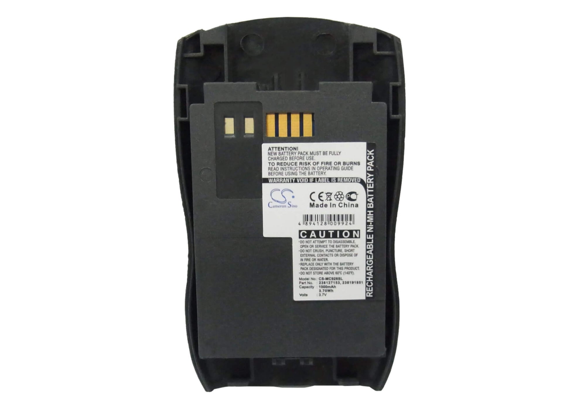 3.7V, 1000mAh, Li-ion Battery fits Sagem, 900, 920, 3.7Wh