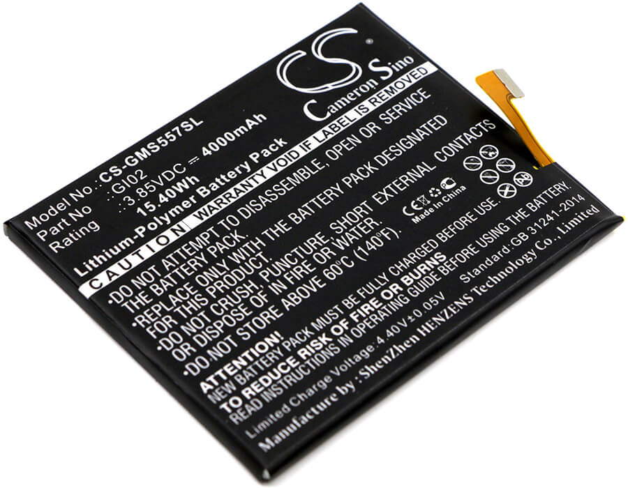 3.85V, 4000mAh, Li-Polymer Battery fits Gigaset, Gs57-6, Me Pro, 15.4Wh