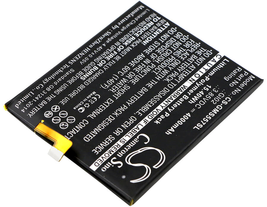 3.85V, 4000mAh, Li-Polymer Battery fits Gigaset, Gs57-6, Me Pro, 15.4Wh