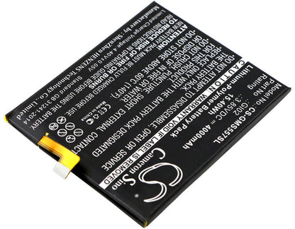 3.85V, 4000mAh, Li-Polymer Battery fits Gigaset, Gs57-6, Me Pro, 15.4Wh