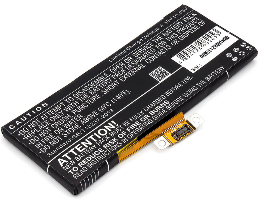 3.8V, 2000mAh, Li-Polymer Battery fits Htc, First, First Facebook, 7.6Wh