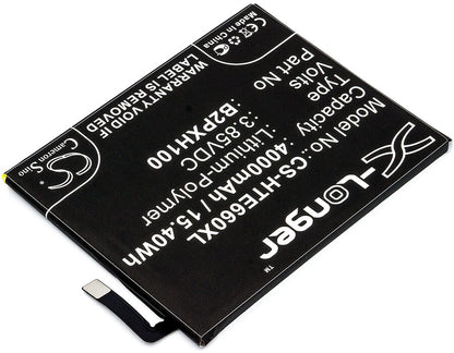 3.85V, 4000mAh, Li-Polymer Battery fits Htc, 2pxh100, E66, 15.4Wh