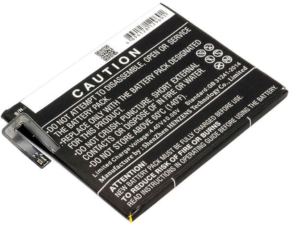 3.85V, 4000mAh, Li-Polymer Battery fits Htc, 2pxh100, E66, 15.4Wh