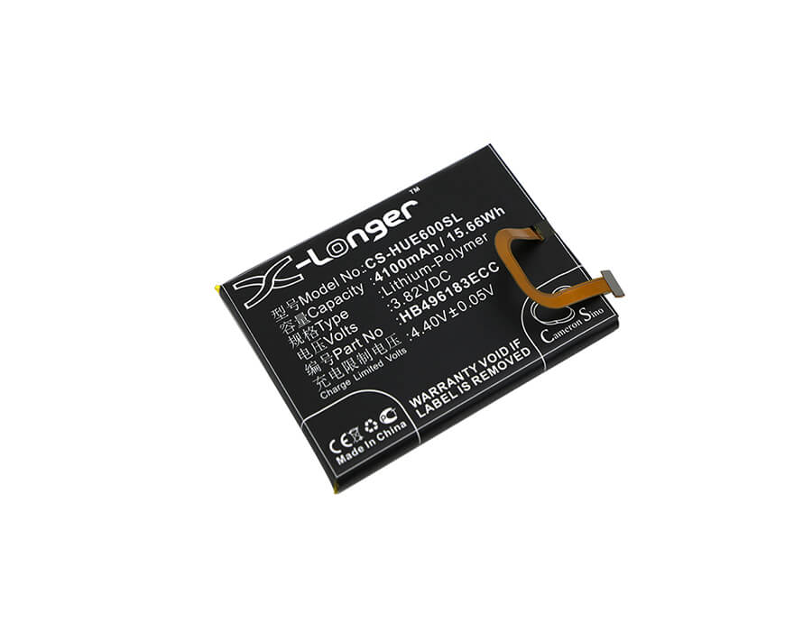 3.82V, 4100mAh, Li-Polymer Battery fits Huawei, Enjoy 6, Enjoy 6 Dual Sim, 15.662Wh