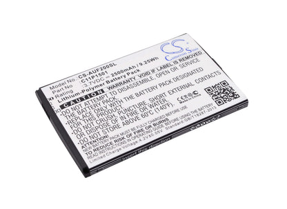 3.7V, 2500mAh, Li-Polymer Battery fits Asus, Z00d, Z00ud, 9.25Wh