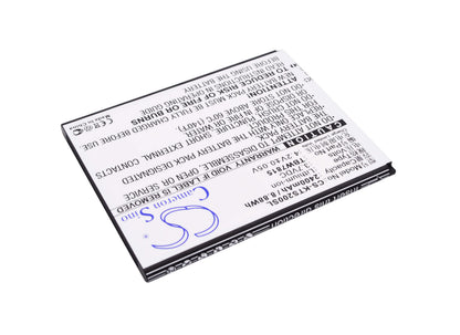 3.7V, 2400mAh, Li-ion Battery fits K-touch, S2, V5, 8.88Wh
