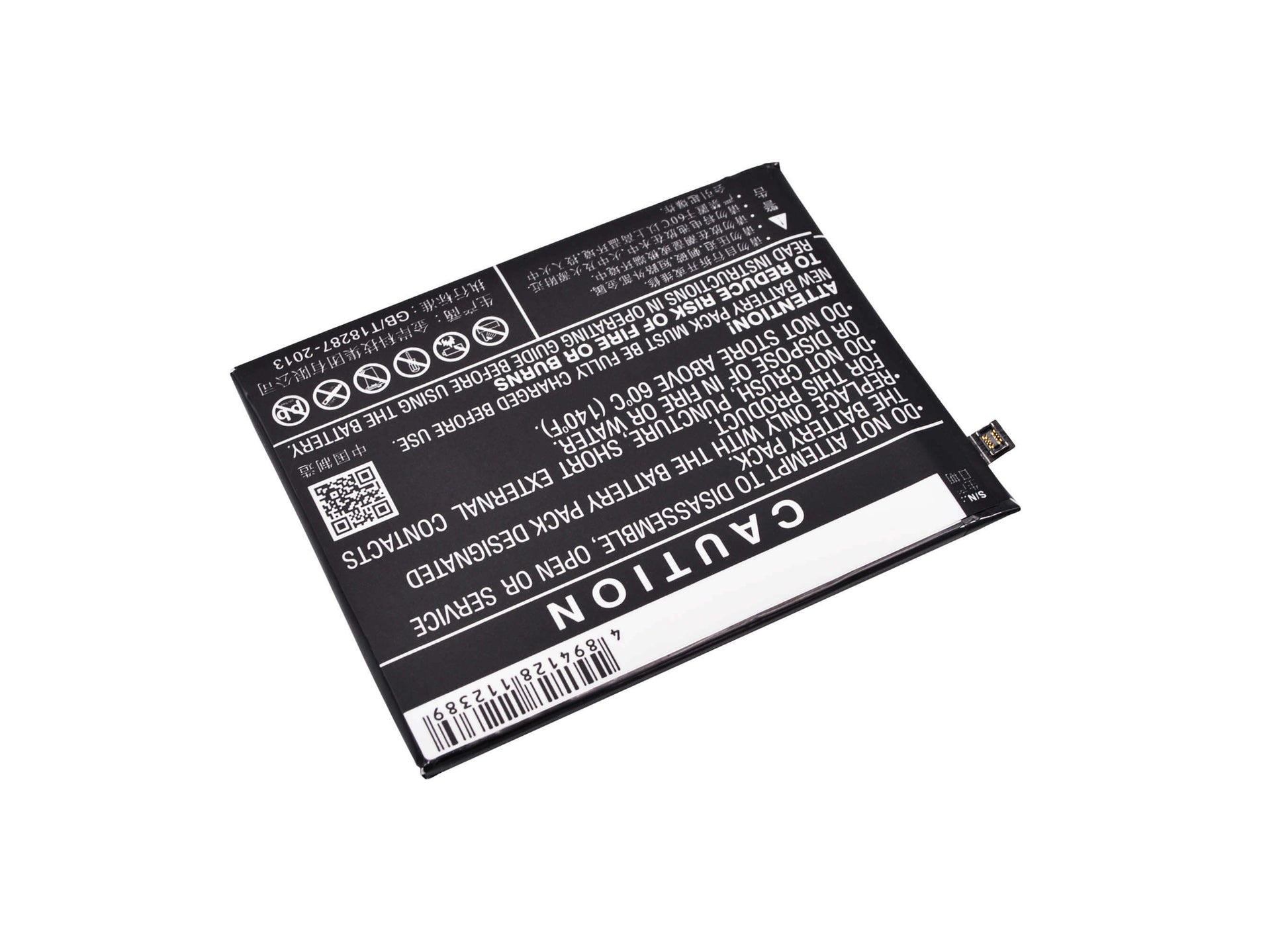 3.8V, 3400mAh, Li-Polymer Battery fits Lenovo, A7020a48, K5 Note, 12.92Wh
