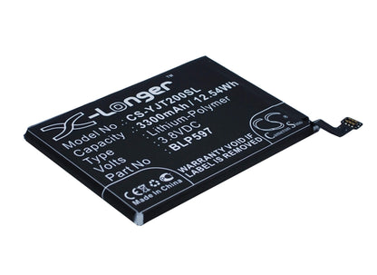 3.8V, 3300mAh, Li-Polymer Battery fits Oneplus, 2, 2 Global Dual Sim, 12.54Wh