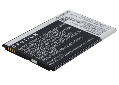 3.8V, 2100mAh, Li-ion Battery fits Blackberry, Z5, 7.98Wh