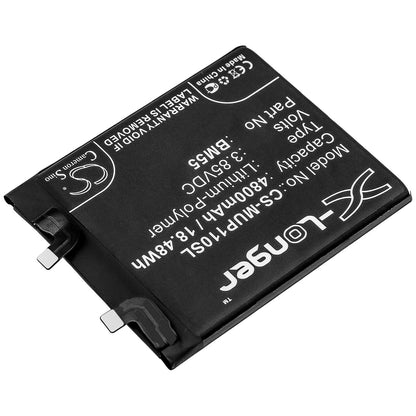 3.85V, 4800mAh, Li-Polymer Battery fits Xiaomi, M2102k1ac, Mi 11 Pro 5g, 18.48Wh