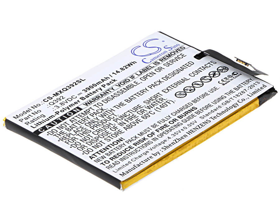 3.8V, 3900mAh, Li-Polymer Battery fits Micromax, Canvas Juice 3, Q392, 14.82Wh