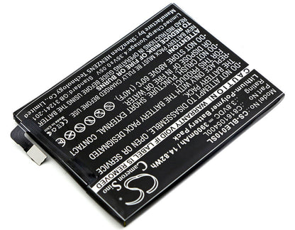 3.8V, 3900mAh, Li-Polymer Battery fits Blu, E010q, Energy X, 14.82Wh