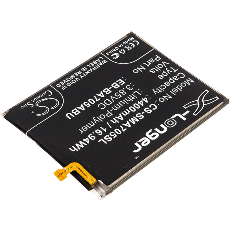 3.85V, 4400mAh, Li-Polymer Battery fits Samsung, Galaxy A70, Galaxy A70 2019, 16.94Wh