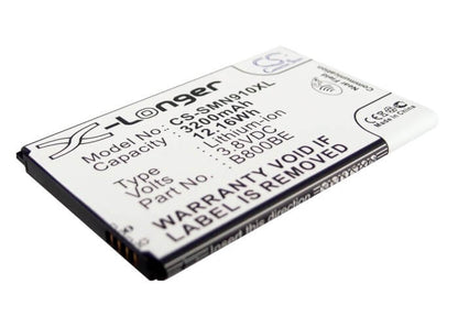CS-SMN910XL, Mobile, Smartphone 3.8V, 3200mAh, Li-ion Battery fits Samsung, Galaxy Note 3, Galaxy Note 3 Lte, 12.16Wh