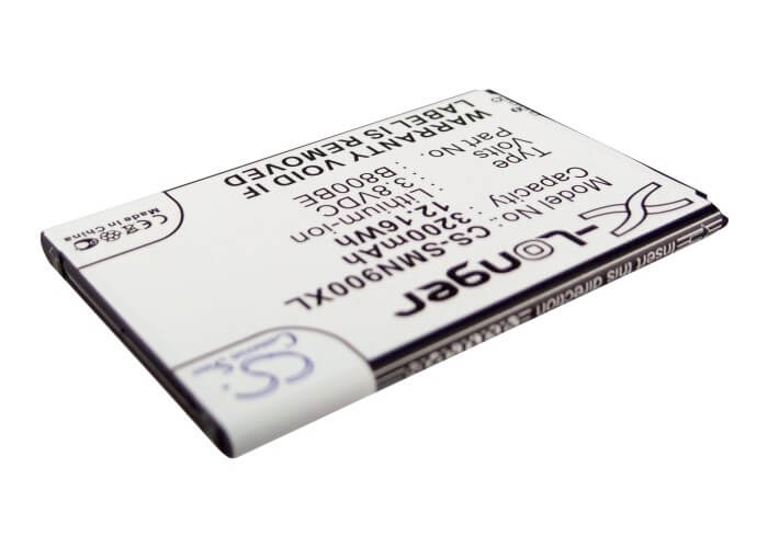 CS-SMN900XL, Mobile, Smartphone 3.8V, 3200mAh, Li-ion Battery fits Samsung, Galaxy Note 3, Galaxy Note 3 Lte, 12.16Wh