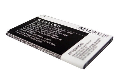 CS-SMN900XL, Mobile, Smartphone 3.8V, 3200mAh, Li-ion Battery fits Samsung, Galaxy Note 3, Galaxy Note 3 Lte, 12.16Wh