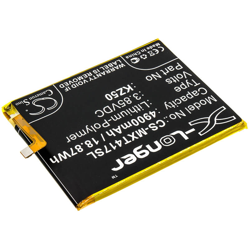 3.85V, 4900mAh, Li-Polymer Battery fits Motorola, Moto G Power, Pah30004, 18.865Wh