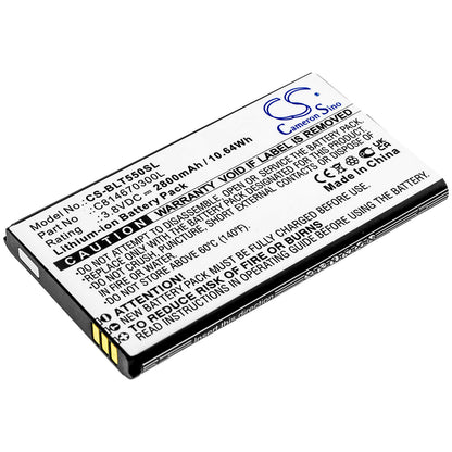 3.8V, 2800mAh, Li-ion Battery fits Blu, T550, Tank 2.4 Torch, 10.64Wh