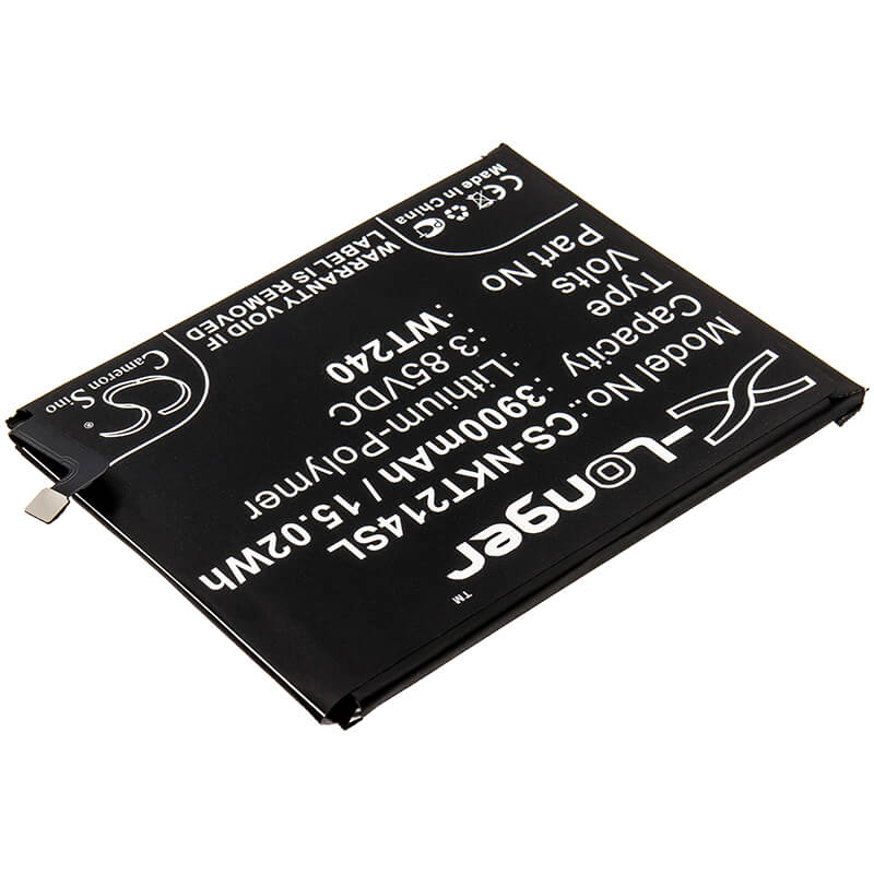 3.85V, 3900mAh, Li-Polymer Battery fits Nokia, 2.3, 2.3 Lte, 15.015Wh