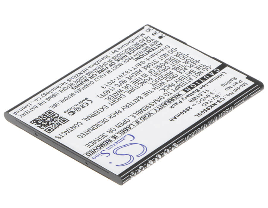 3.9V, 2950mAh, Li-ion Battery fits Microsoft, Cityman, Lumia 950 Xl, 11.505Wh