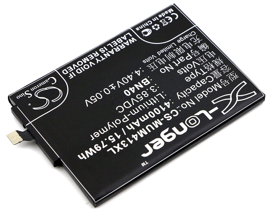 3.85V, 4100mAh, Li-Polymer Battery fits Xiaomi, Hongmi 4 Premium Edition, Hongmi 4x, 15.785Wh