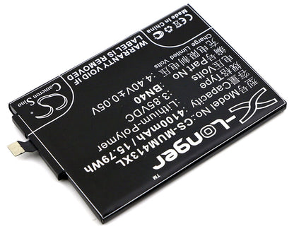 3.85V, 4100mAh, Li-Polymer Battery fits Xiaomi, Hongmi 4 Premium Edition, Hongmi 4x, 15.785Wh