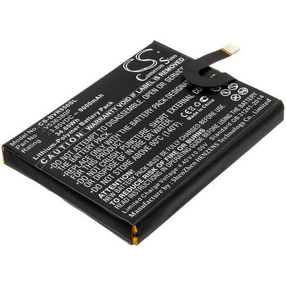 3.85V, 9000mAh, Li-Polymer Battery fits Blackview, Bv9500, Bv9500 Oro, 34.65Wh