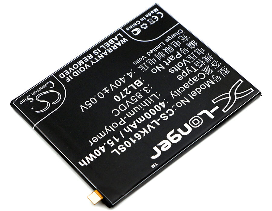 3.85V, 4000mAh, Li-Polymer Battery fits Motorola, Moto E5, Moto G6 Play, 15.4Wh