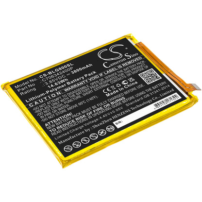 3.85V, 3800mAh, Li-Polymer Battery fits Blu, G0290ww, G80, 14.63Wh