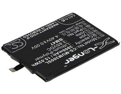 3.85V, 3900mAh, Li-Polymer Battery fits Xiaomi, 3, 3s, 15.015Wh