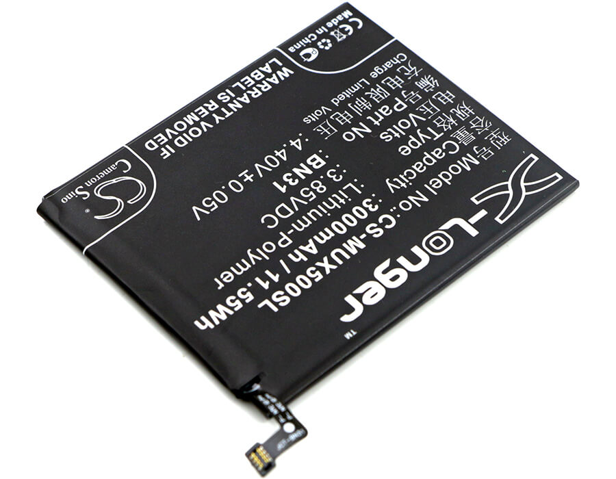 3.85V, 3000mAh, Li-Polymer Battery fits Redmi, M1803e6c, M1803e6e, 11.55Wh