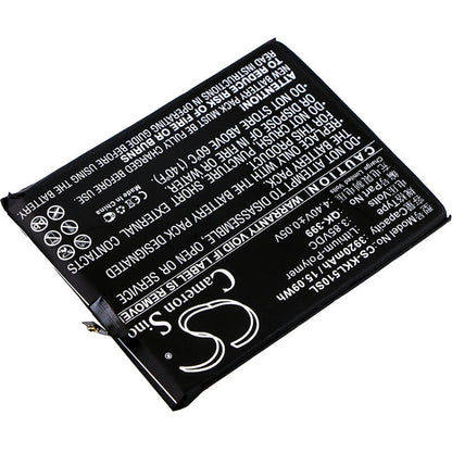 3.85V, 3920mAh, Li-Polymer Battery fits Qiku, N5, N51605-a01, 15.092Wh