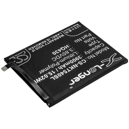 3.85V, 3900mAh, Li-Polymer Battery fits Nokia, 5.4 2021, Hmd 5.4, 15.015Wh