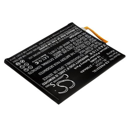 3.8V, 2750mAh, Li-Polymer Battery fits Infinix, Hot S, S521, 10.45Wh