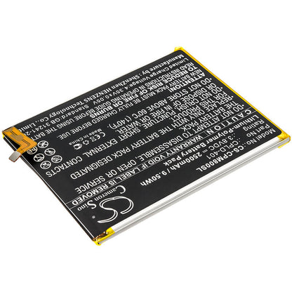 3.8V, 2500mAh, Li-Polymer Battery fits Coolpad, A8-930 A8-831, Max A8, 9.5Wh