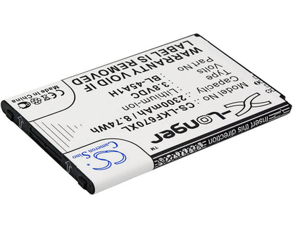 3.8V, 2300mAh, Li-ion Battery fits Lg, F670, F670k, 8.74Wh