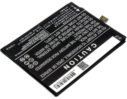 3.85V, 3100mAh, Li-Polymer Battery fits Zte, Nubia Z17, Nubia Z17 Dual Sim, 11.935Wh