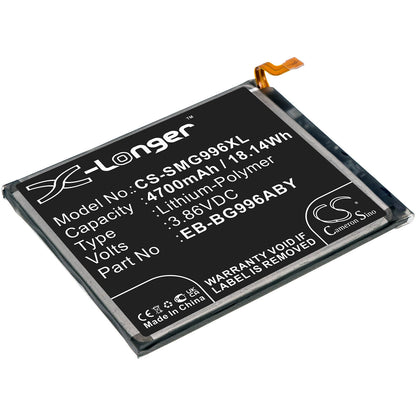 3.86V, 4700mAh, Li-Polymer Battery fits Samsung, Galaxy S21+, Galaxy S21+ 5g, 18.142Wh