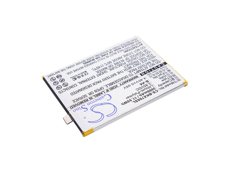 3.85V, 3000mAh, Li-Polymer Battery fits Vivo, X7, X7 Dual Sim, 11.55Wh