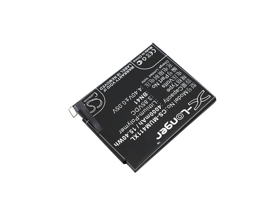 3.85V, 4000mAh, Li-Polymer Battery fits Xiaomi, Note 4, Redmi Note 4, 15.4Wh